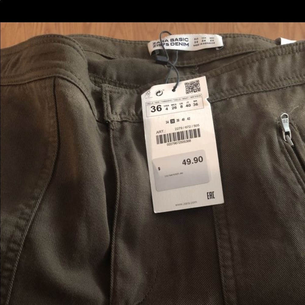 Zara cargo pants